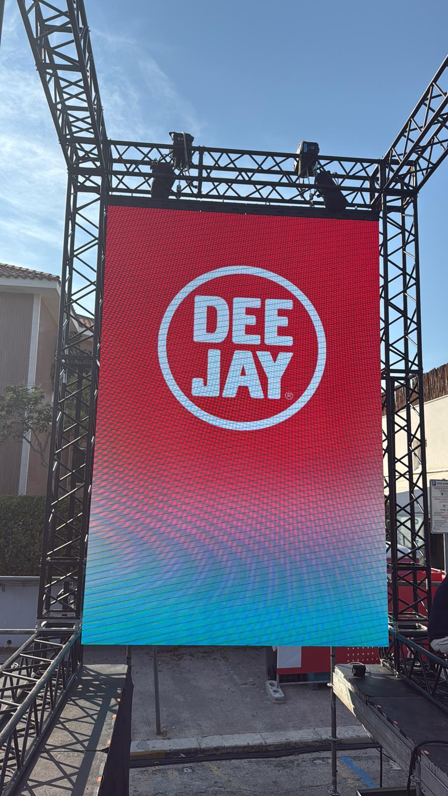 Allestimento ledwall per concerto