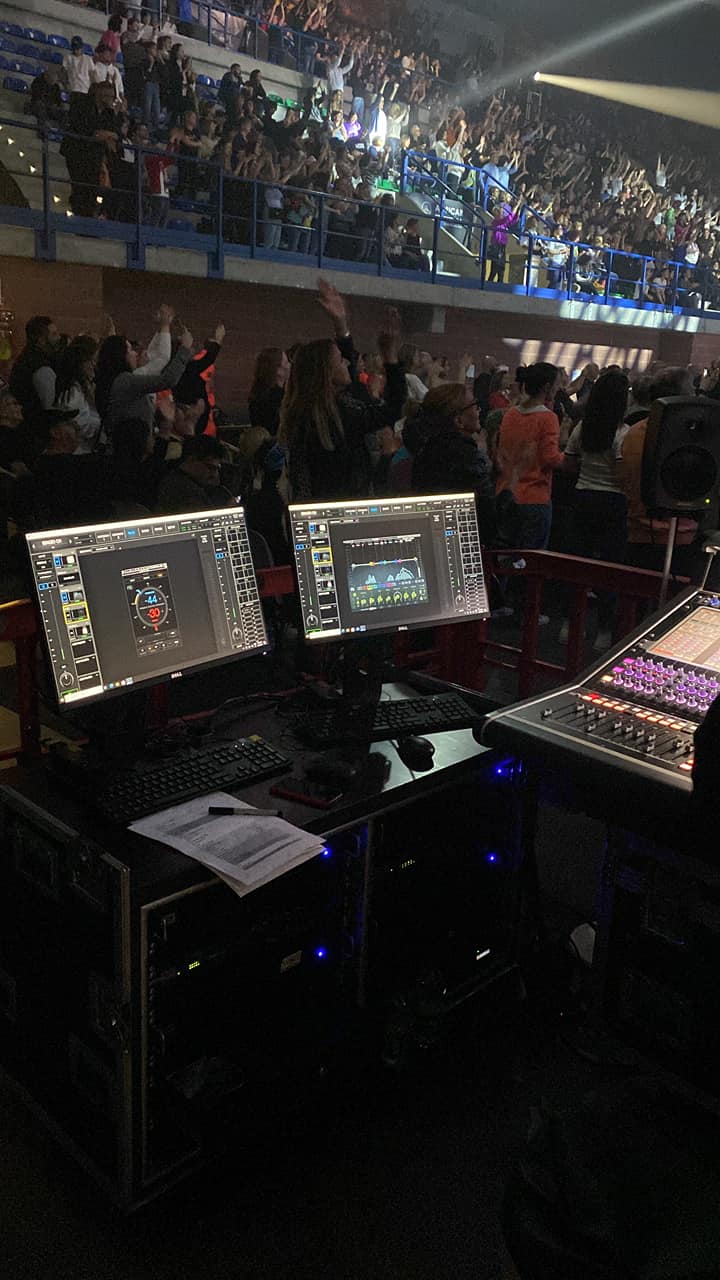 Setup completo ledwall per evento